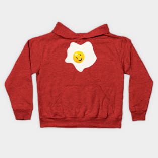 Kawaii fried egg Kids Hoodie